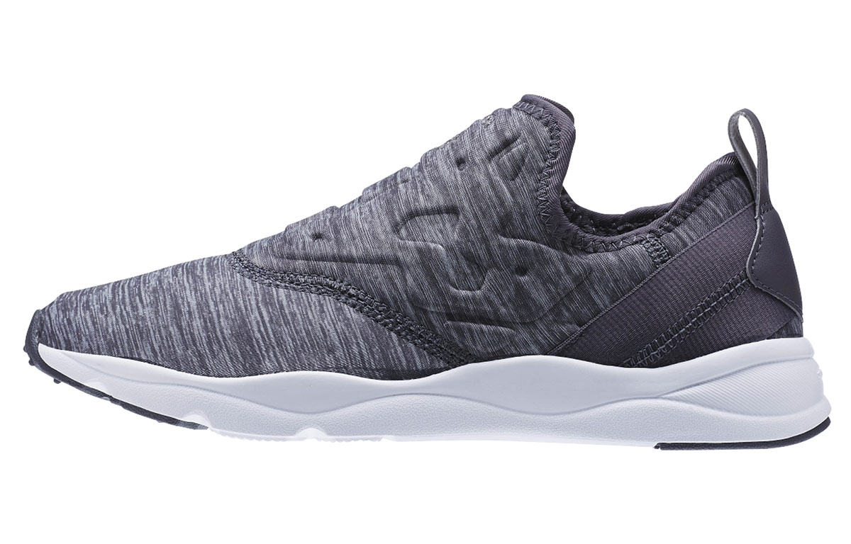 Reebok Furylite Slip On Jersey 'Gray White' Women's