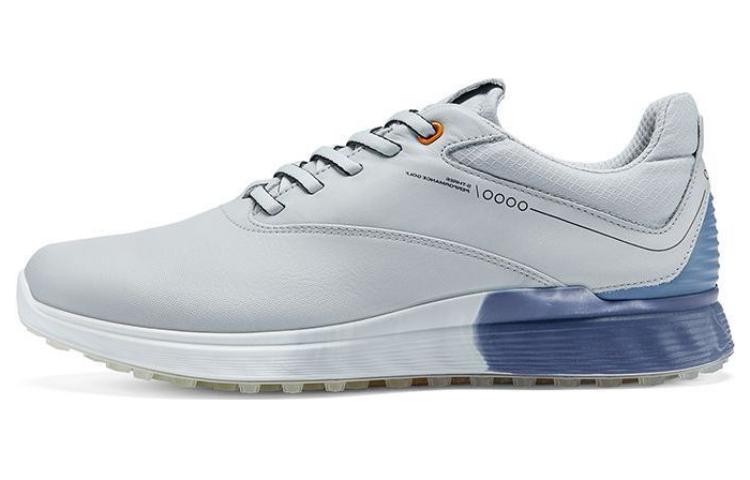 Ecco Golf S3 Cow Leather Comfortable And Breathable Low top Sports Casual Shoes Men’s Concrete Gray
