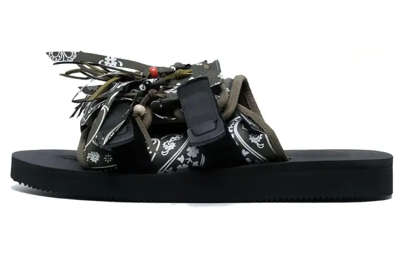 Suicoke MOTO-Cab Fringed Sandals