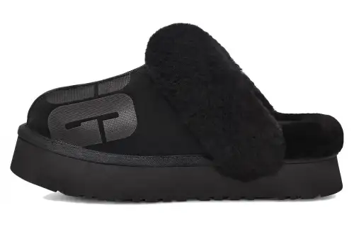 UGG Disquette Suede Stylish Sandal Women's Black