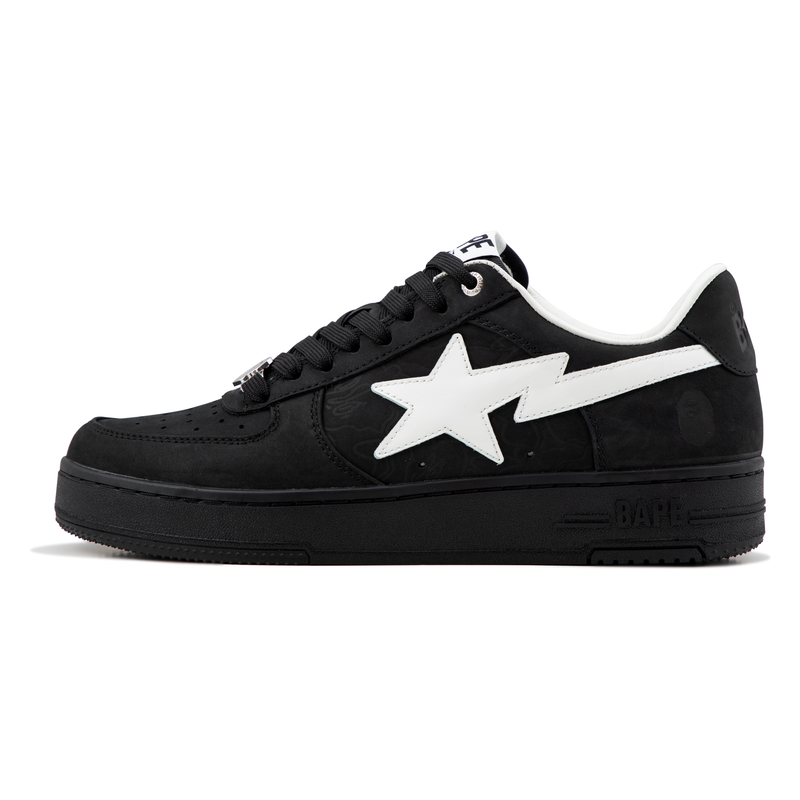 Мужские кеды A BATHING APE BAPE STA (черно-белые)