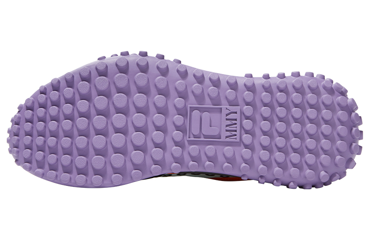 Женские кроссовки Fila Fusion (черно-фиолетовые) — фото 8