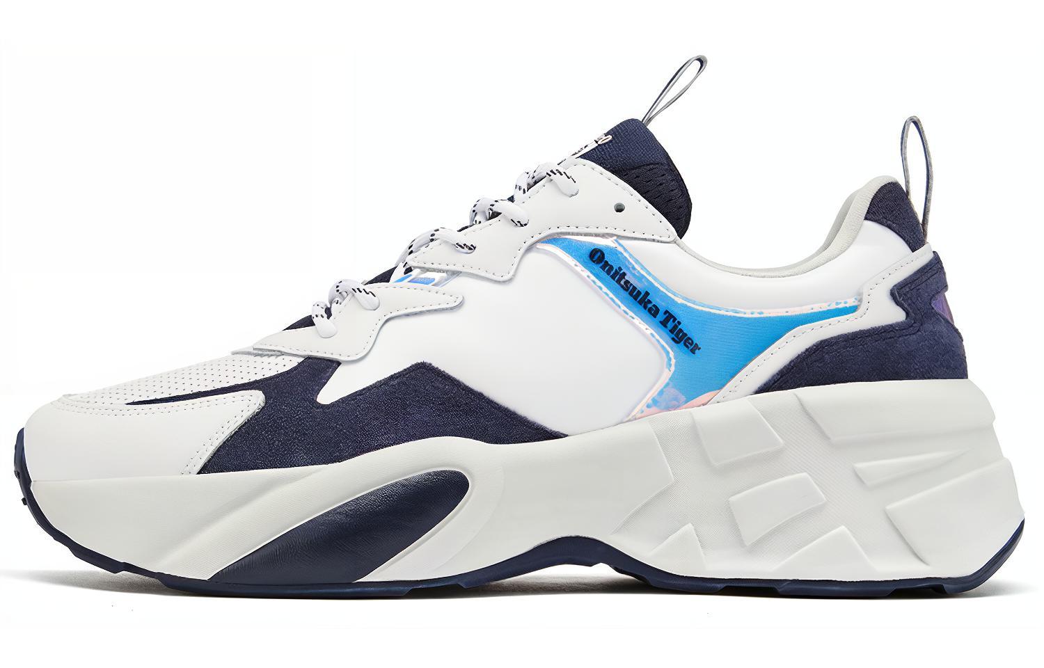 Кроссовки Onitsuka Tiger (бело-синие)