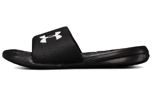 Under Armour Playmaker Fixed Strap Slippers Black