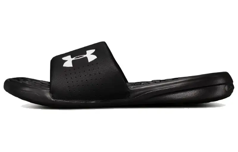 Under Armour Playmaker Fixed Strap Slippers Black