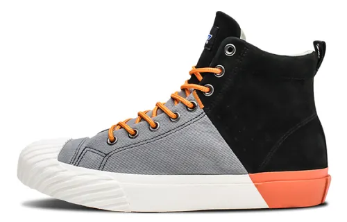 Dickies Canvas Shoes Unisex High Top Black/Gray