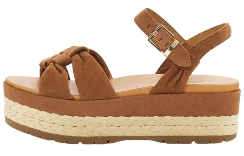 UGG Leather Fashion Sandal Women's Brown