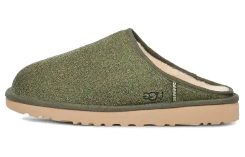 UGG Classic Slip On Shaggy Suede Slipper Deep Shade