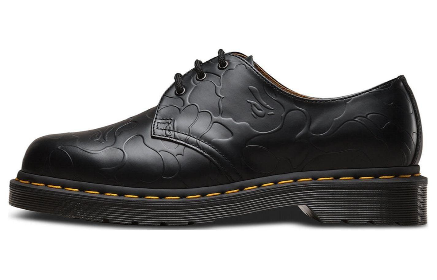 1461 A Bathing Ape x 1461 Emboss Dr.Martens 'Black Camo'