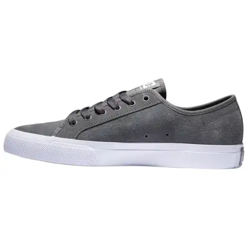 DC Shoes Manual Suede Low top Skateboard Shoes Men's Dark Gray