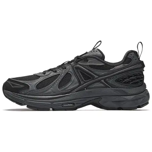 Anta Slip Resistant, Abrasion Resistant, Breathable Low top Casual Shoes Women's Black Gray