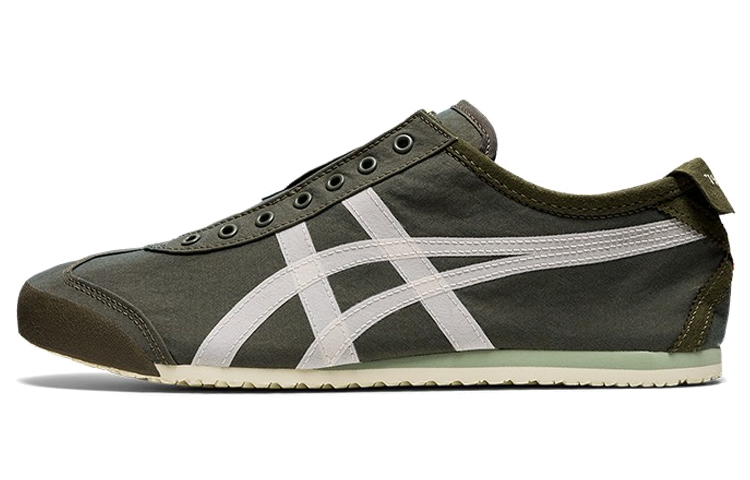 Кеды Onitsuka Tiger MEXICO 66 SLIP-ON (оливковые)