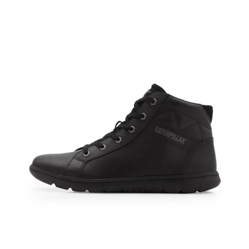 CAT CLAUDE MID B4C SS23 Comfortable Slip Resistant Abrasion Resistant High top Casual Shoes Men's Black