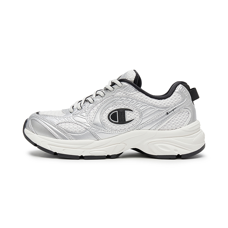 Champion Low top Running Shoes Unisex Silver White/Black