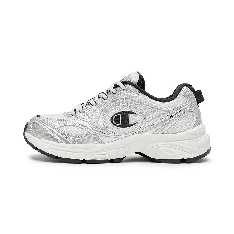 Champion Low top Running Shoes Unisex Silver White/Black