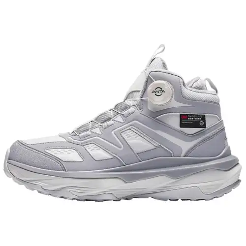 Anta Yueliang 2 Balance Height Increasing Thermal High top Casual Shoes Men's Gray