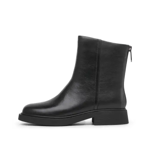 Chrisdien Deny Cow Leather Ankle Boots Women's Black