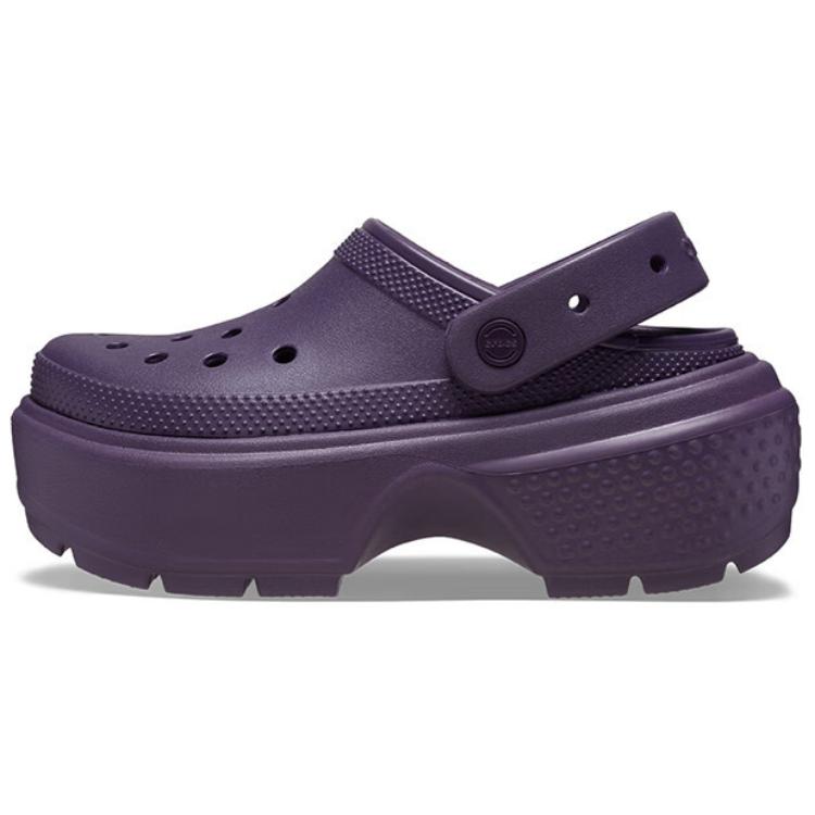 Женские сабо Crocs Stomp (фиолетовые)