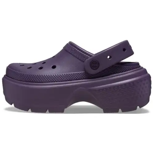 Crocs Stomp Croslite Resin Clogs Women's Deep Iris Purple