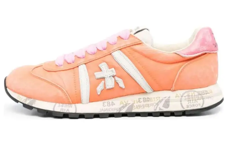 PREMIATA Leather Low top Casual Shoes Women's Orange