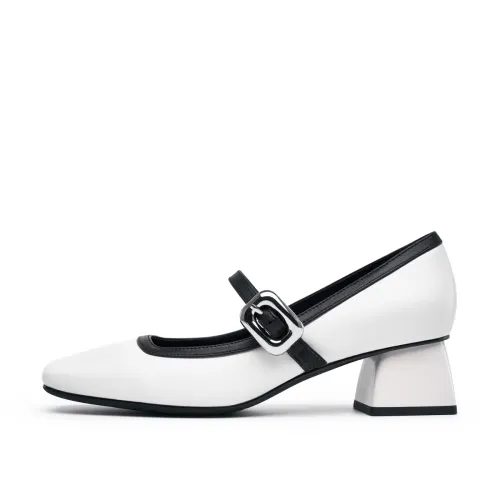 Chrisdien Deny Mary Jane Shoes Women's Ecru