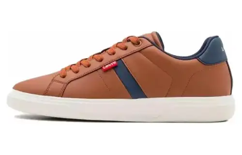 Levis Minimalist Style Low top Casual Shoes Men's Orange Blue