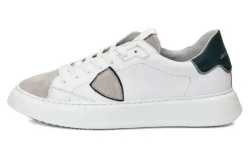 PHILIPPE MODEL Paris Tres Temple Lace Up Sneakers