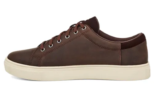 UGG Skateboard Shoes Men's Low Top Gray Brown/White