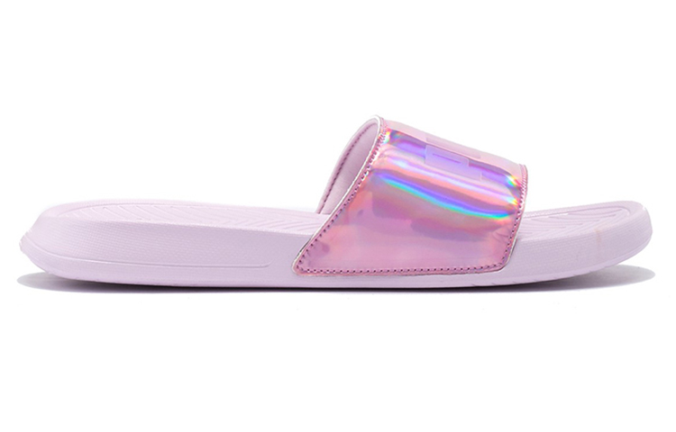 Женские шлепанцы PUMA Popcat Chrome (фиолетовые) — Фиолетовый — фото 2