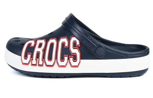 Crocs Crocband Logo Clogs 'Navy White'