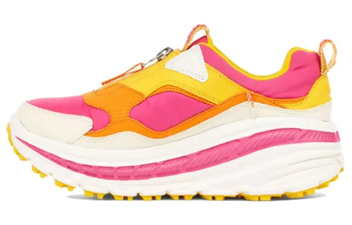 UGG CA805 Zip Low top Running Shoes Women's Pink Yellow