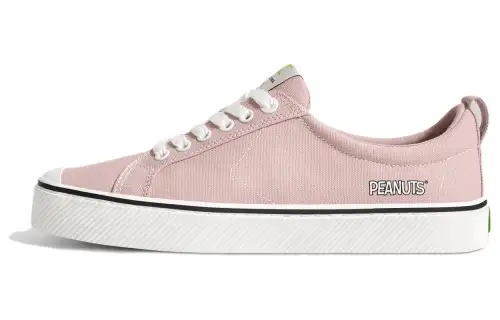 CARIUMA Canvas Low top Skateboard Shoes Unisex Pink