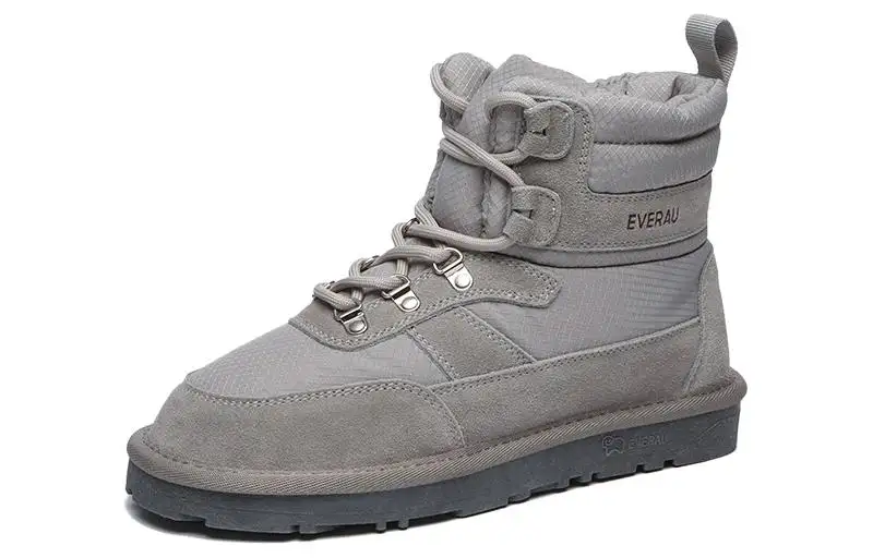 EVERAU Snow Boots Women's Gray/Yellow