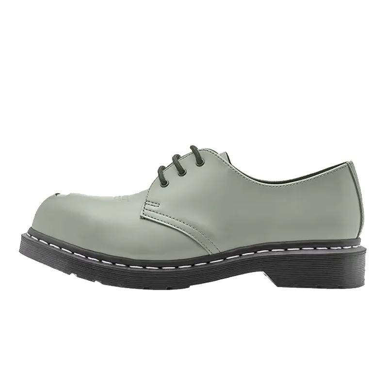 Aape x Dr.Martens PU Leather Men's Casual Leather Shoes Men's Gray