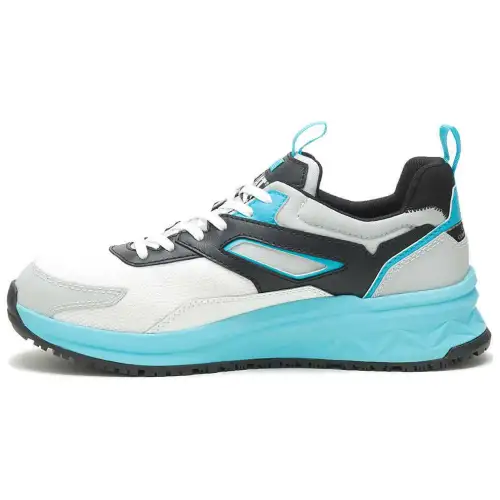 CAT Low top Casual Shoes Men's Bright White Blue