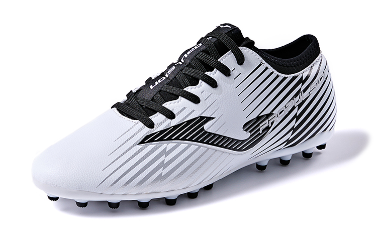 Joma FG Firm Ground Slip Resistant Abrasion Resistant Soccer Shoes Unisex Black