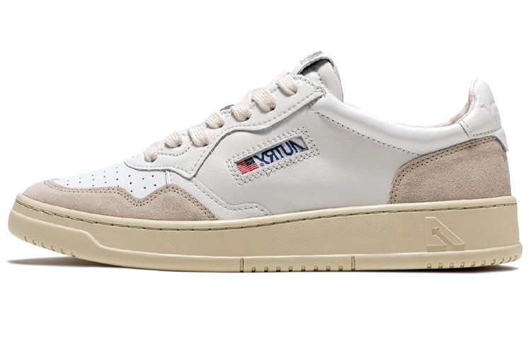AUTRY Medalist White Beige Suede