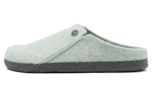 Birkenstock Zermatt Fabric Fashion Trend Closed Toe Slippers Women's Green Black