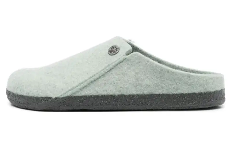 Birkenstock Zermatt Fabric Fashion Trend Closed Toe Slippers Women's Green Black