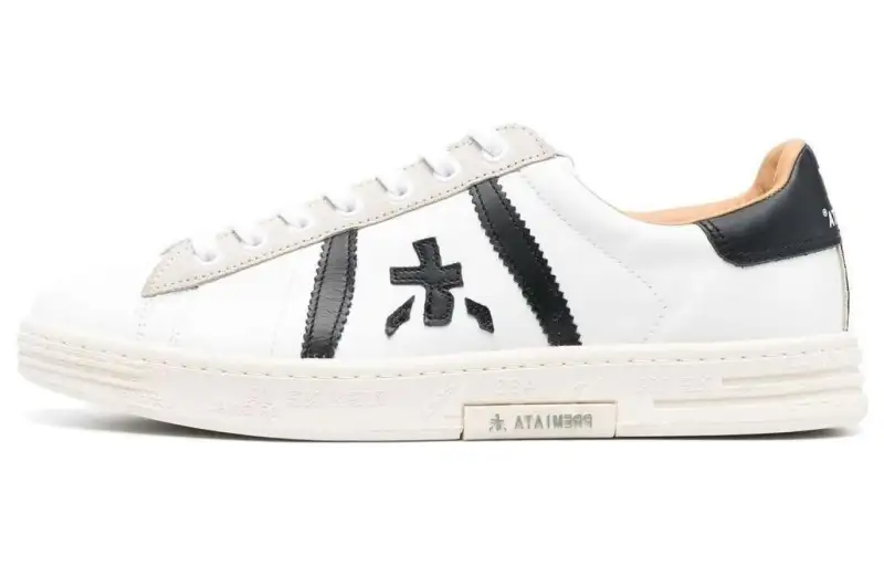 PREMIATA Leather Low top Skateboard Shoes Men's White