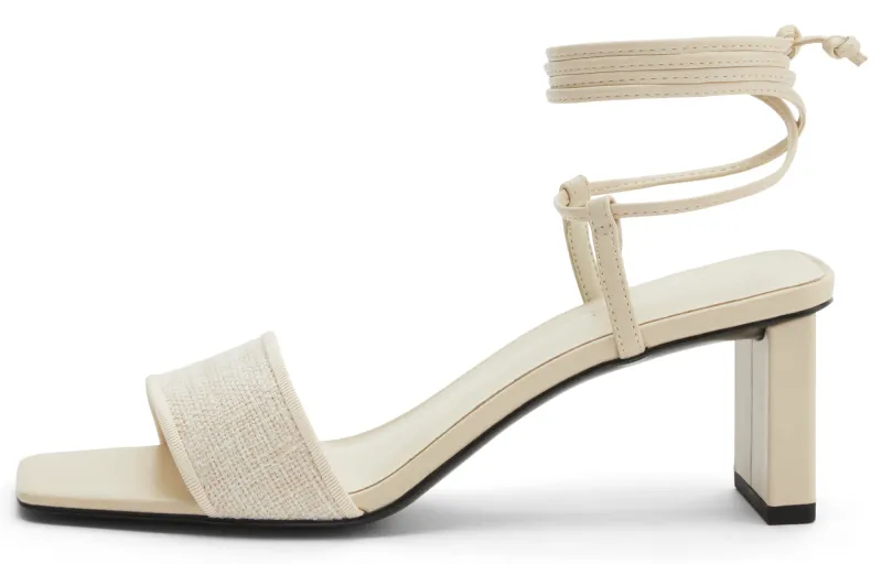 CHARLES&KEITH Stylish Sandal 6cm Women's Beige