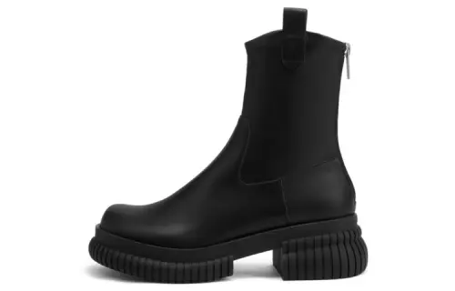 CHARLES&KEITH Pu Ankle Boots Women's