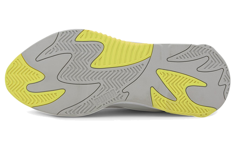 Кроссовки PUMA RS-2K Zapatillas (белый / желтый / серый) — Белый / жёлтый / серый — фото 5