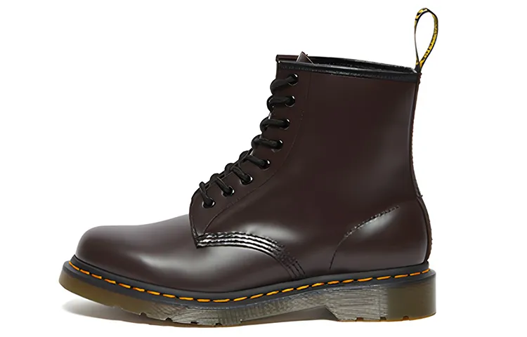 Dr. Martens 8 Combat Boots Unisex Deep Red