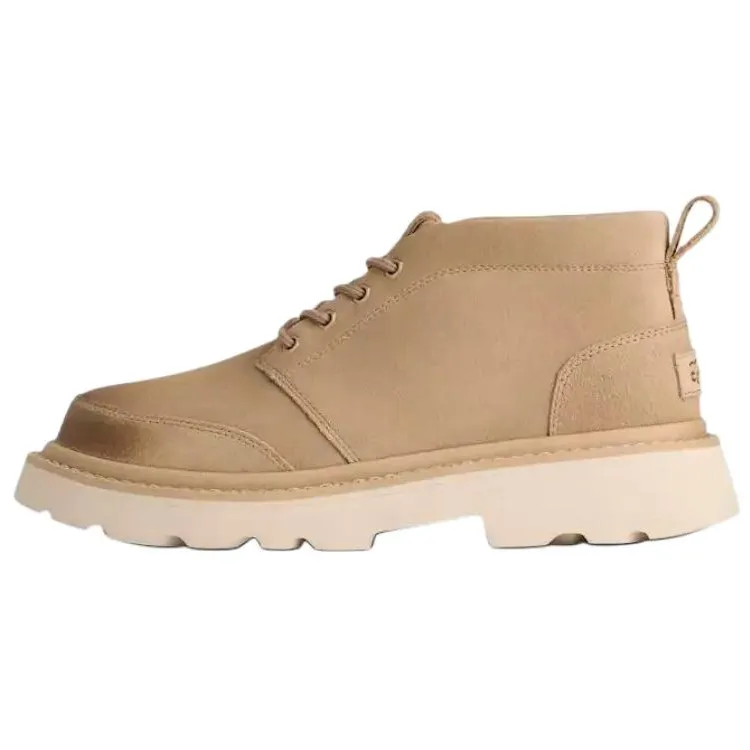 UGG CHUKKA LUG Suede Ankle Boots Men's Light Brown