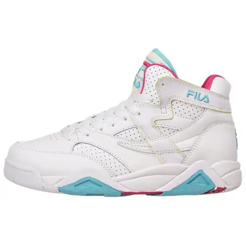 FILA M SQUAD Abrasion Resistant Abrasion Resistant Mid top Casual Shoes Women's White
