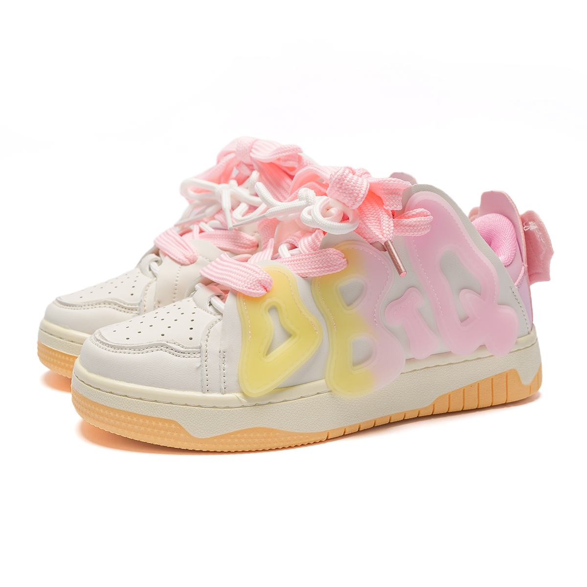 T628 Puffy Shoes Low top Platform Skateboard Shoes Unisex Box Included
