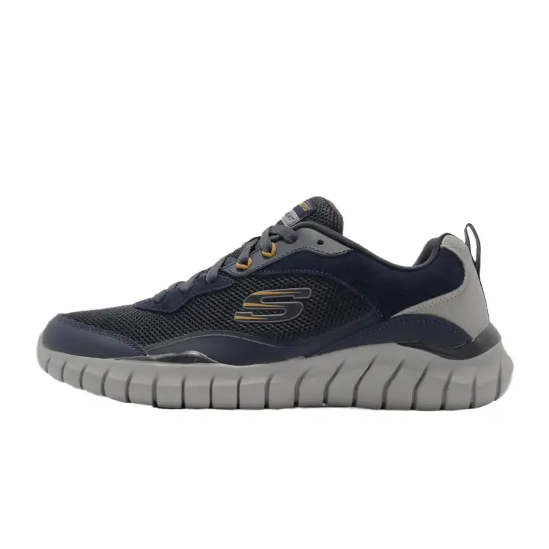 Skechers Impact resistant Mid top Casual Shoes Men's Black