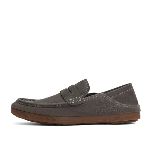 BELLE Cow Leather Casual Shoes Men's Black, Gray, Earth Yellow