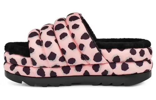 UGG Puft Cheetah-print Slides